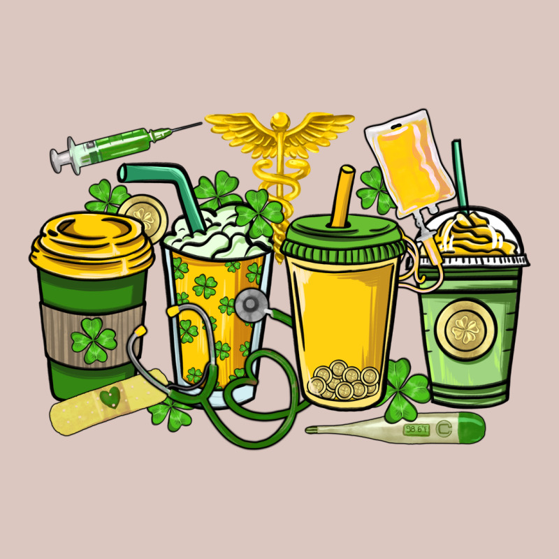 St. Patrick's Day Nurse Coffee Cups Premium Hoodie by HowdyJamesFarm | Teevron
