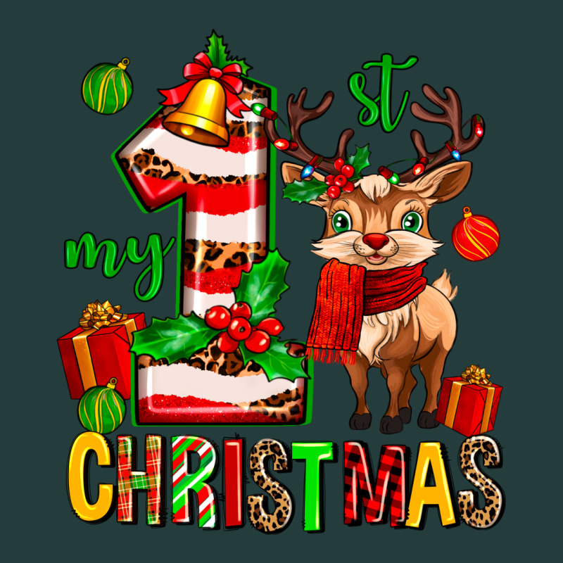 My First Christmas Reindeer Classic Tee by MaliasSmallBusiness | Teevron