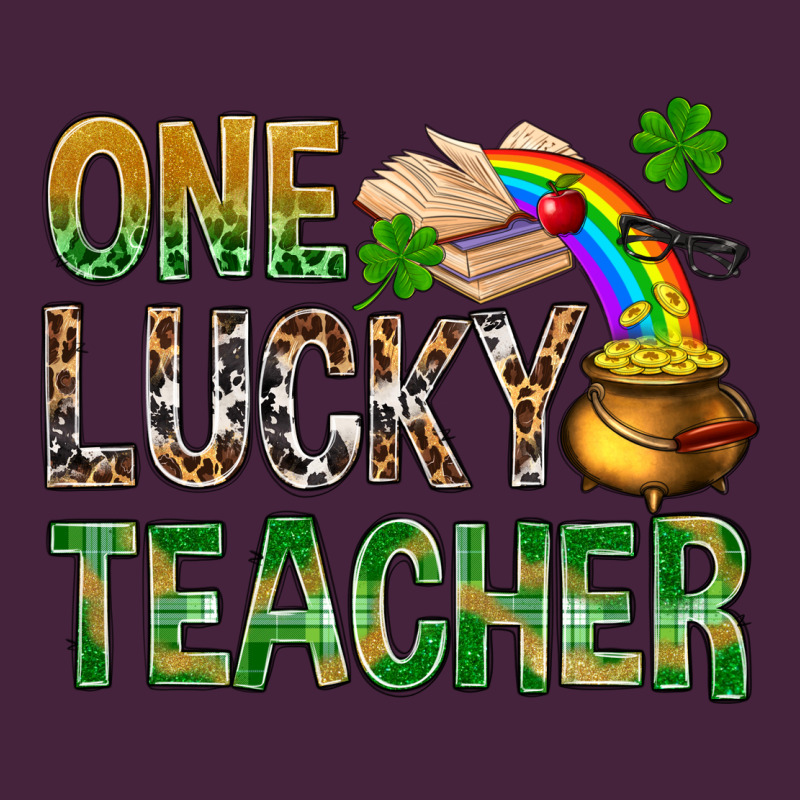 One Lucky Teacher St Patricks Premium Tee by NancyCooperArtShop | Teevron