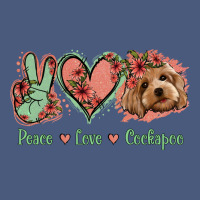 Peace Love Cockapoo Vintage Hoodie | Teevron