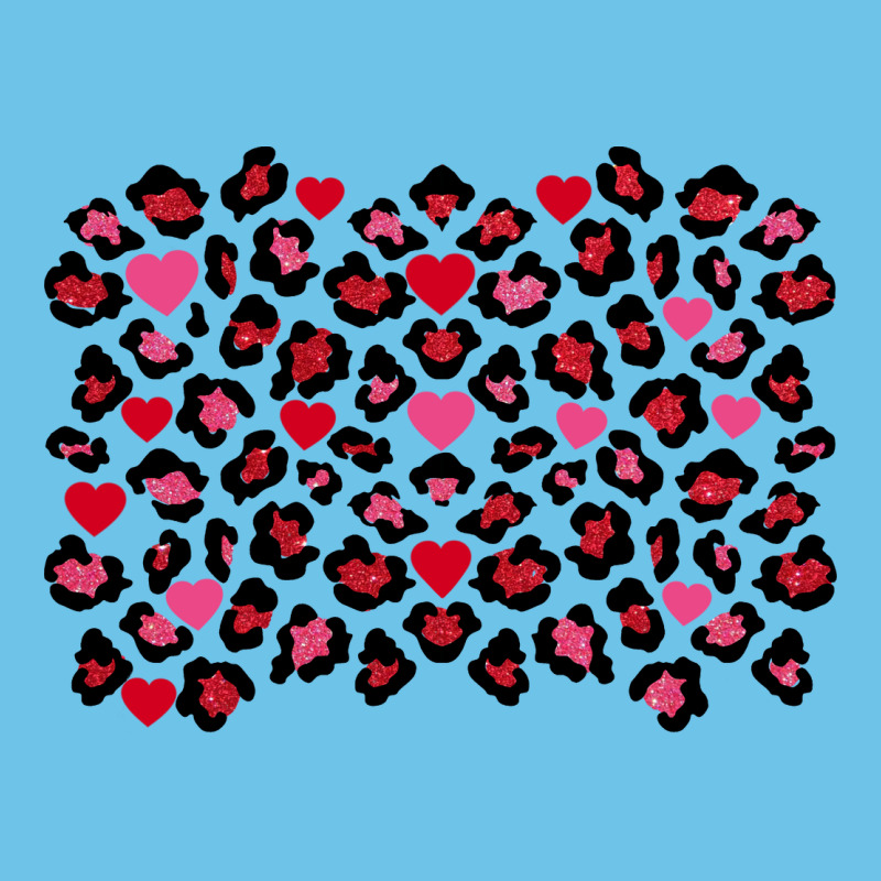 Valentine's Day Leopard And Heart Background Premium Sweatshirt by FaDigitalArtStudio | Teevron
