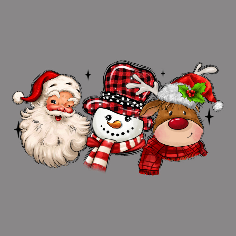 Santa Snowman Reindeer Vintage Tee by MaliasSmallBusiness | Teevron