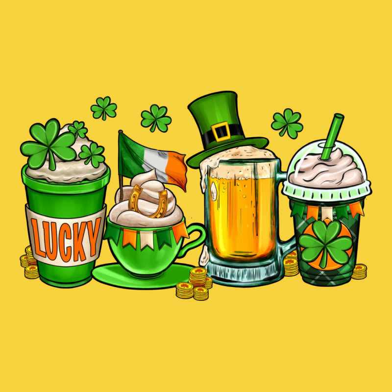 St. Patrick's Day Coffee Cups Premium Sweatshirt by OliviaCreatesArt | Teevron