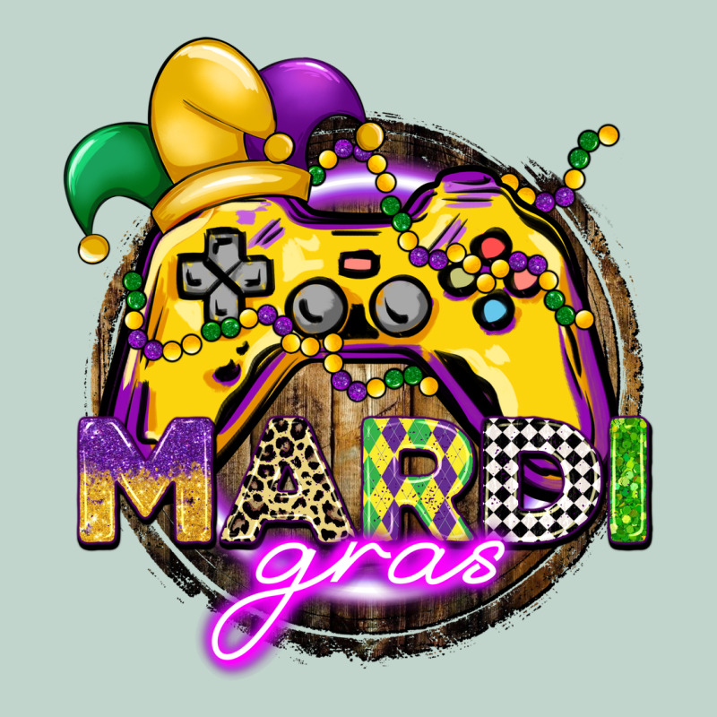 Mardi Gras Gamer Zipper Hoodie by CowGirlArtShop | Teevron