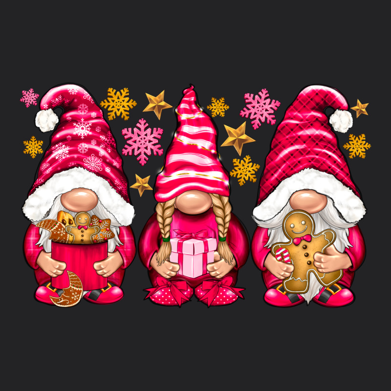 Pink Christmas Gnomes Vintage Tee by NancyCooperArtShop | Teevron