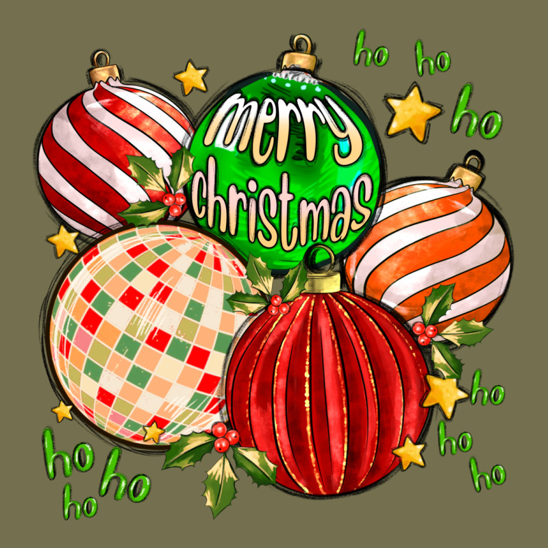 Merry Christmas Tree Ball Vintage Hoodie by MaliasSmallBusiness | Teevron
