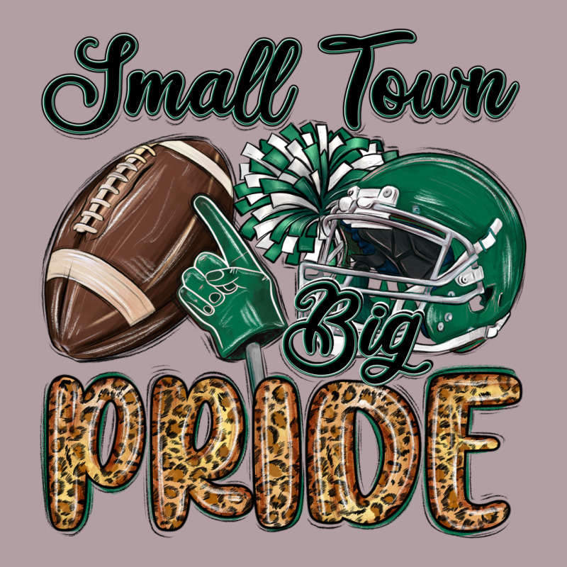Small Town Big Pride Green Vintage Hoodie by MaliasSmallBusiness | Teevron