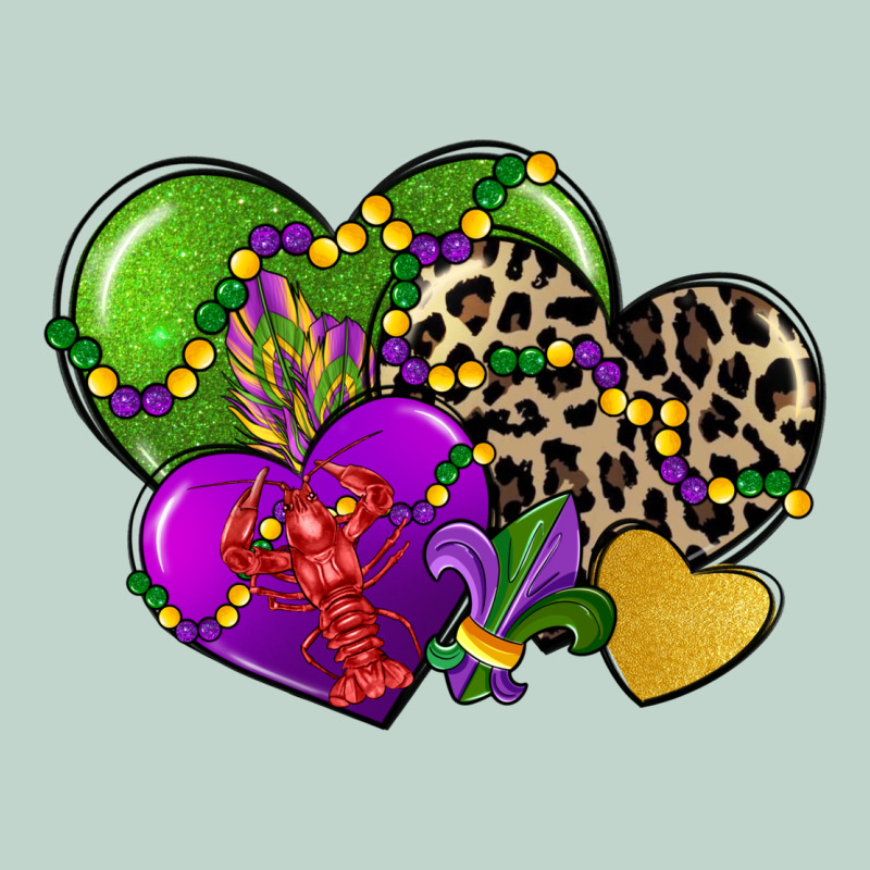 Mardi Gras Hearts Cg (1) Zipper Hoodie by CowGirlArtShop | Teevron