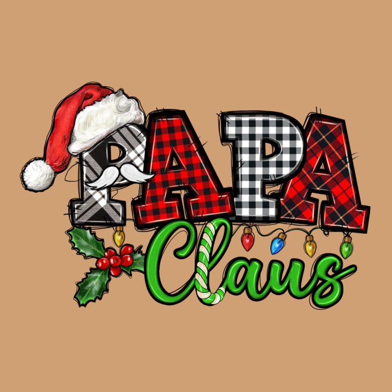 Papa Claus With Christmas Lights And Mistletoe Vintage Tee by NancyCooperArtShop | Teevron