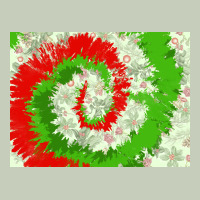 Tie Dye Background Christmas 3200x2400 Ladies Tee | Teevron