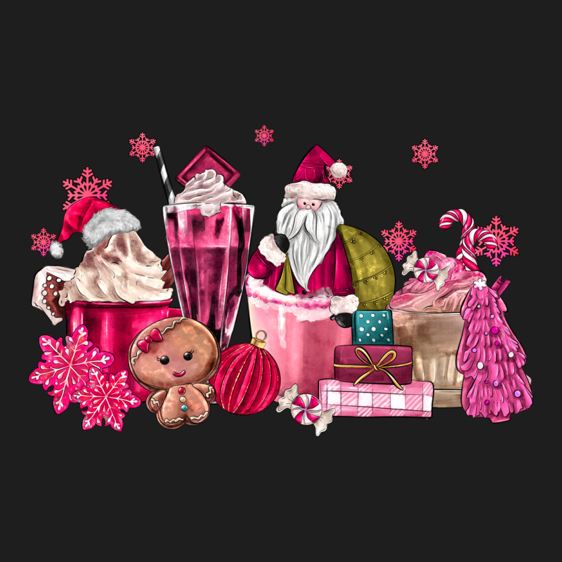 Pink Santa Coffee Classic Tee by MaliasSmallBusiness | Teevron