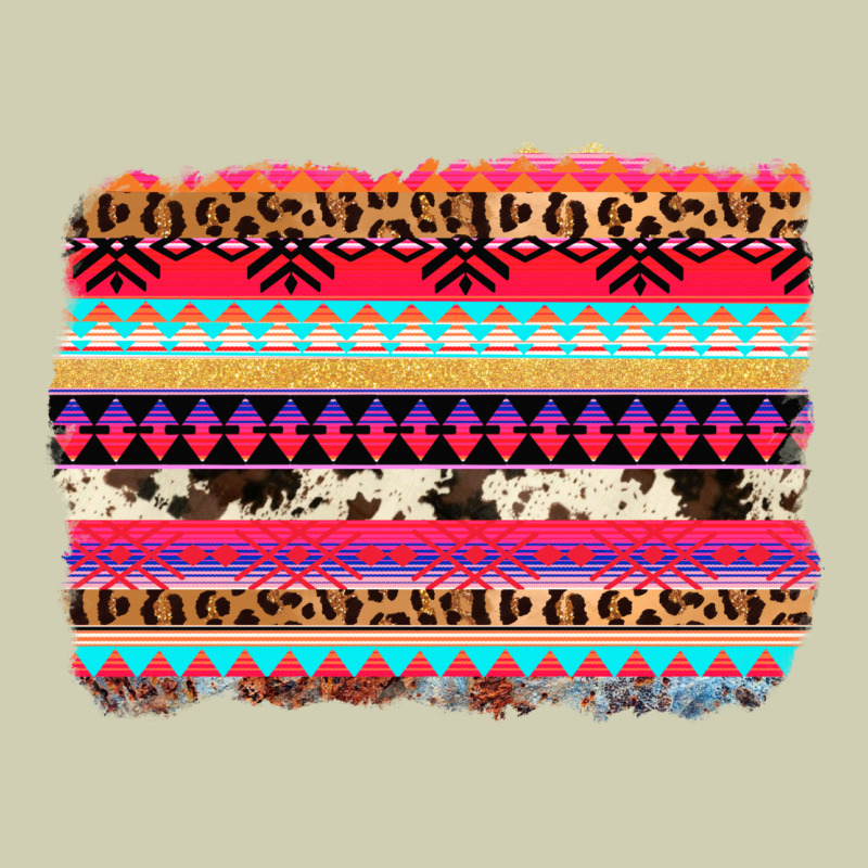 Aztec Western Leopard Cowhide Background Heavy Core Tee by AdoDesignShop | Teevron