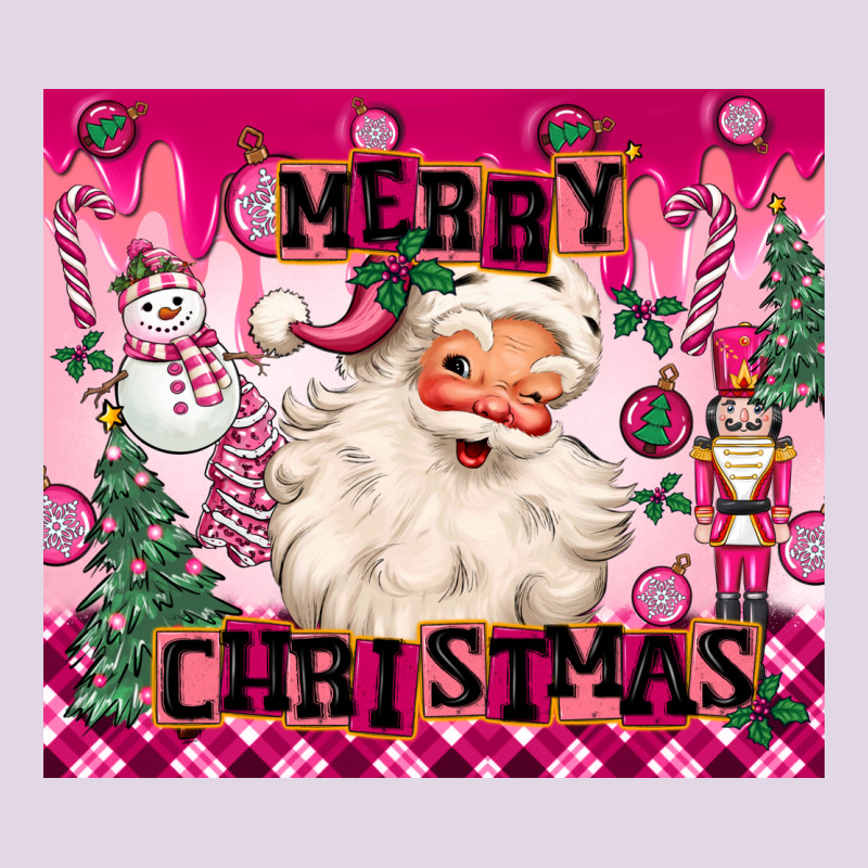 Merry Pink Christmas Santa Classic Tee by MaliasSmallBusiness | Teevron
