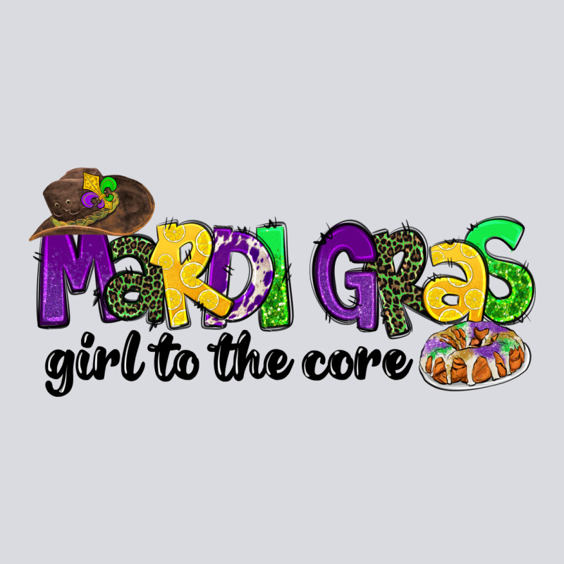 Mardi Gras Girl To The Core Zipper Hoodie by CowGirlArtShop | Teevron