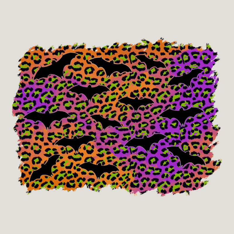 Halloween Leopard Bat Background Heavy Core Tee by AdoDesignShop | Teevron