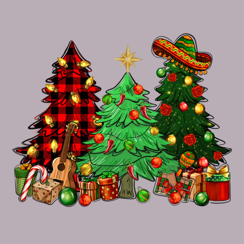 Mexican Christmas Trees Vintage Tee by NancyCooperArtShop | Teevron