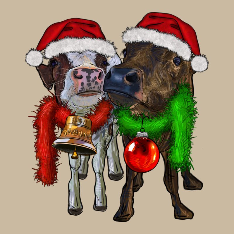 Two Christmas Heifers Long Sleeve Tee by RanaPortraitStore | Teevron