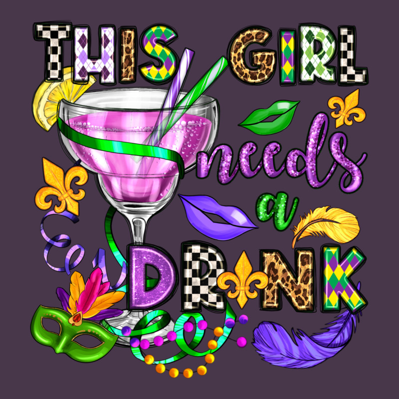 This Girl Needs A Drink Heavyweight Hoodie by OliviaCreatesArt | Teevron
