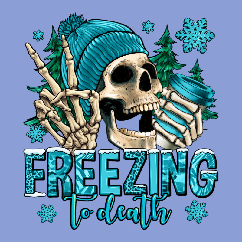Freezing To Death Winter Skull Long Sleeve Tee by Jasminsmagicworld | Teevron