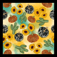 Leopard Pumpkin Cactus Sunflower Seamless Heavy Core Tee | Teevron