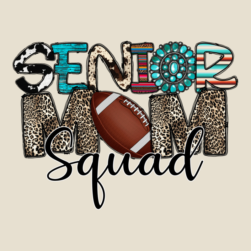 Senior Mom Squad Football Design Urban Hoodie by CowhideDigitalArt | Teevron