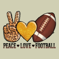Peace Love Football Heavy Core Tee | Teevron