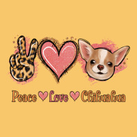 Peace Love Chihuahua Vintage Hoodie | Teevron