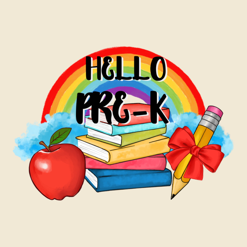 Back To School Hello Pre K Ladies Tee by AdoDesignShop | Teevron