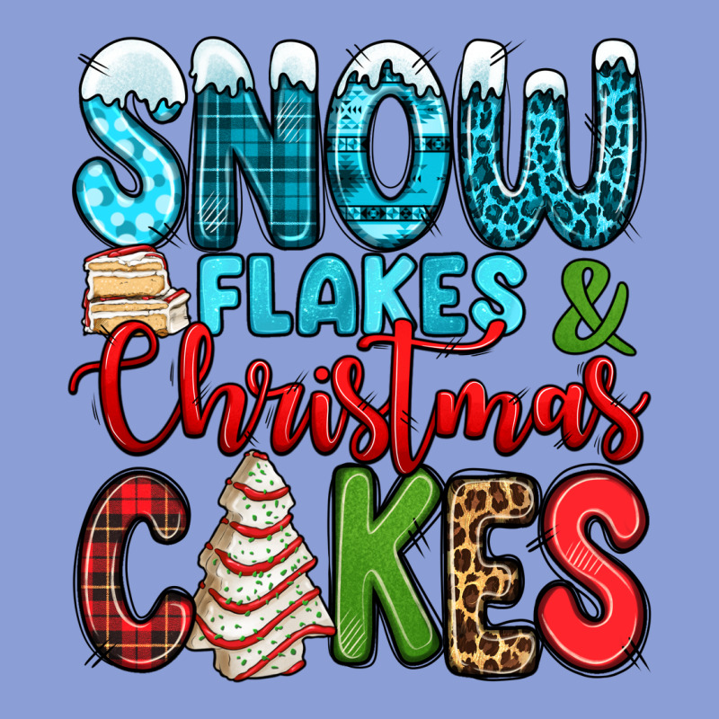 Snow Flakes And Christmas Cakes Long Sleeve Tee by Jasminsmagicworld | Teevron