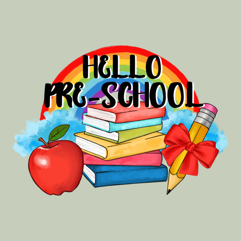 Hello Pre School Ladies Tee by AdoDesignShop | Teevron