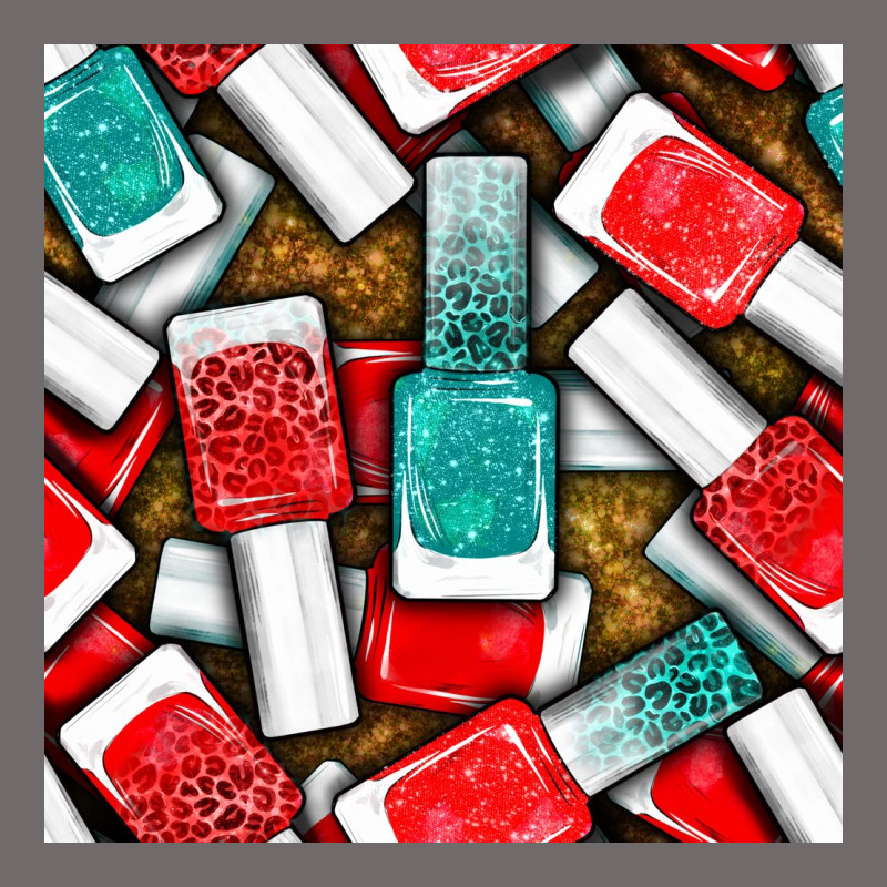 Nail Polish With Glitter Seamless Pattern Bbs Urban Heavy Tee by BundleAndBundleShop | Teevron