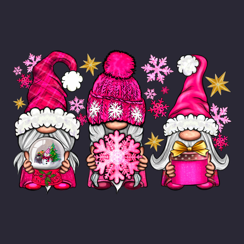 Pink Christmas Winter Gnomes Vintage Tee by NancyCooperArtShop | Teevron