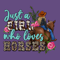 Just A Girl Who Loves Horses Vintage Hoodie | Teevron