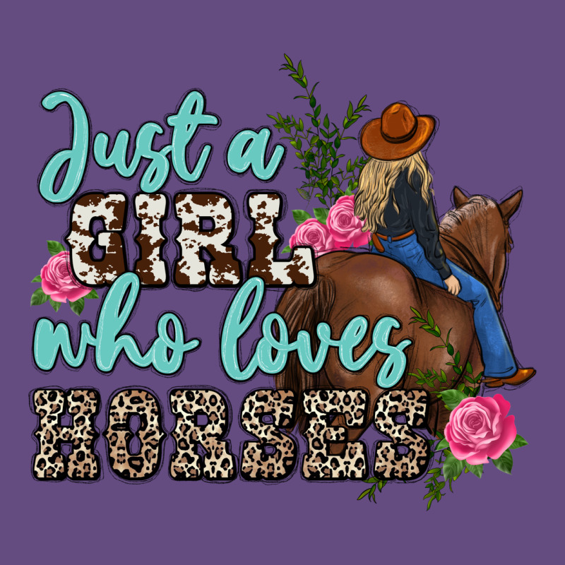 Just A Girl Who Loves Horses Vintage Hoodie by MaliasSmallBusiness | Teevron
