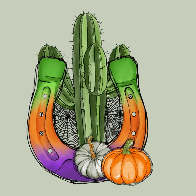 Horseshoe Halloween Cactus Ladies Tee by AdoDesignShop | Teevron