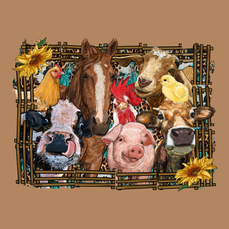 Western Farm Animals Long Sleeve Tee by RanaPortraitStore | Teevron
