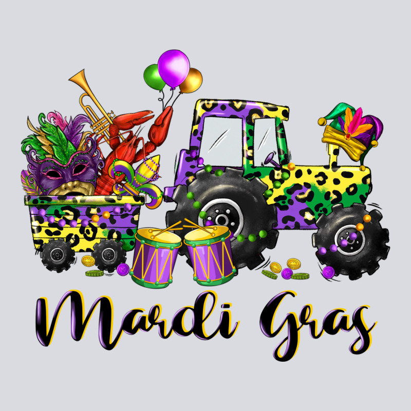 Mardi Gras Tractor Zipper Hoodie by CowGirlArtShop | Teevron