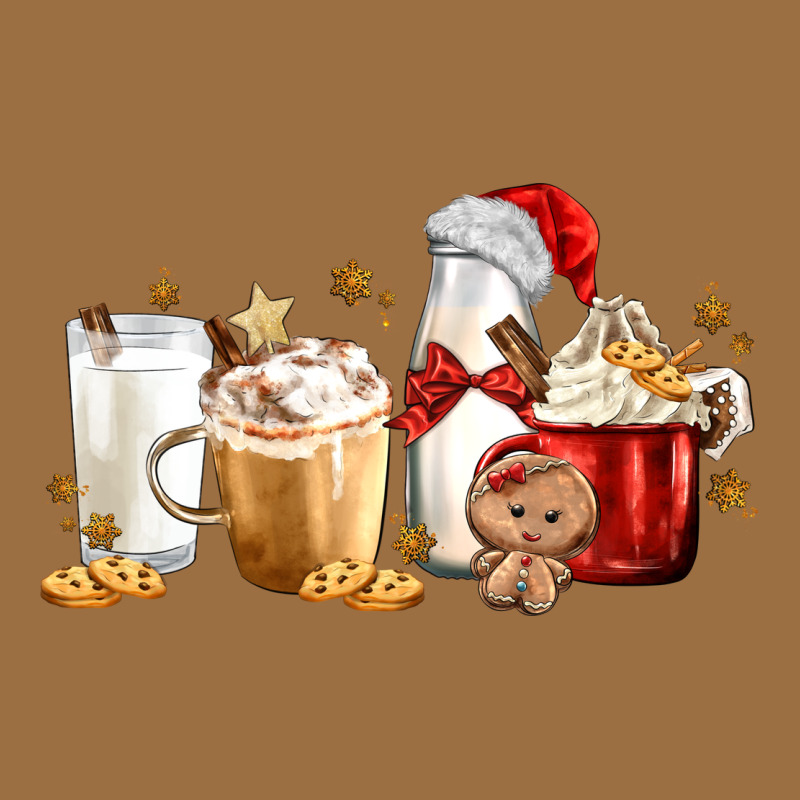 Christmas Milk And Cookie Latte Coffee Cups Vintage Tee by MaliasSmallBusiness | Teevron