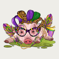 Mardi Gras Pig Zipper Hoodie | Teevron