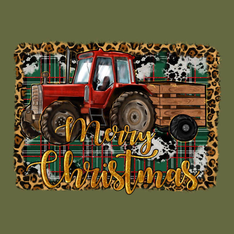 Merry Christmas Tractor Long Sleeve Tee by RanaPortraitStore | Teevron
