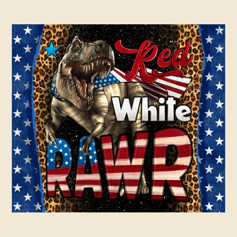 Red White Rawr Dinosaur T-rex Premium Tee by LillyAllenDesigns | Teevron
