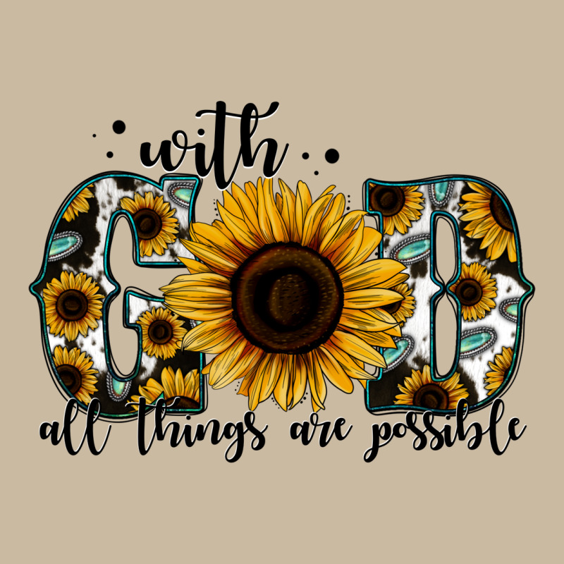 With God All Things Are Possible Sunflower Long Sleeve Tee by Jasminsmagicworld | Teevron