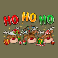 Ho Ho Ho Reindeer Vintage Hoodie | Teevron