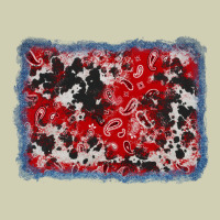 Bandana Cowhide Denim Background Heavy Core Tee | Teevron