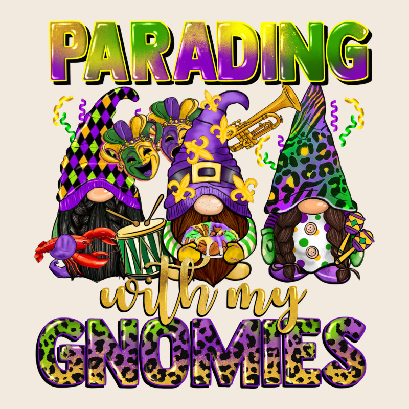 Parading With My Gnomies Mardi Gras Zipper Hoodie by CowGirlArtShop | Teevron