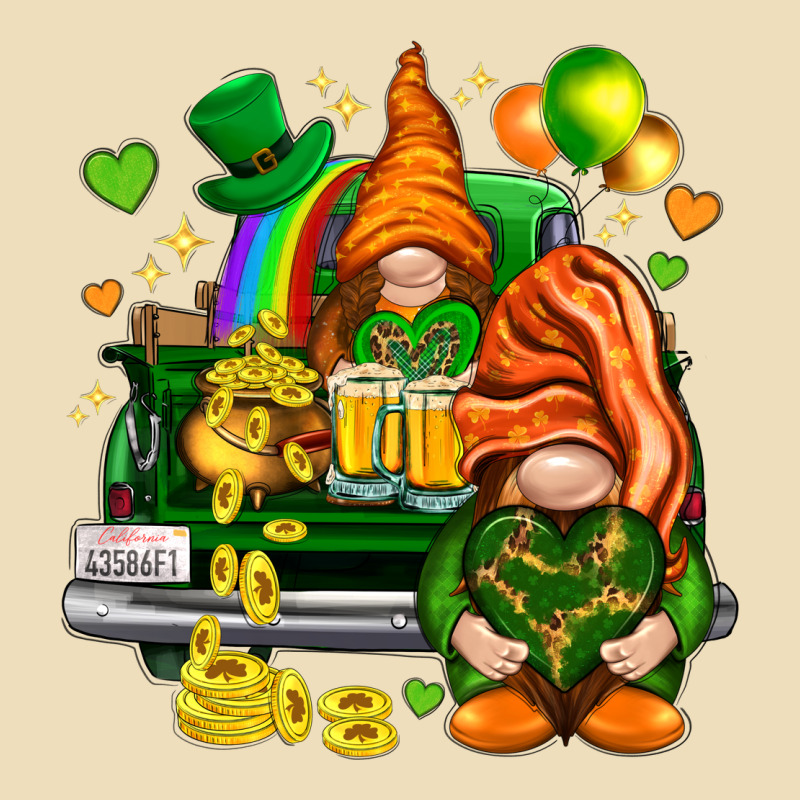 St. Patrick's Day Gnomies With Heart Premium Hoodie by HowdyJamesFarm | Teevron