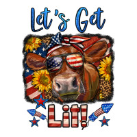 let's get lit 4th of july cow | Teevron