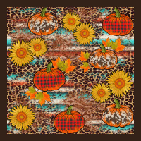 Pumpkin Plaid Sunflower Seamless Min Heavy Core Tee | Teevron