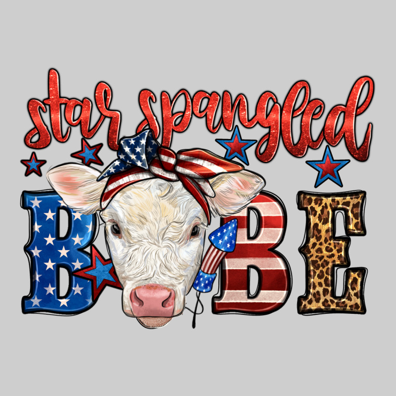 Western Star Spangled Baby Cow Premium Tee by LillyAllenDesigns | Teevron