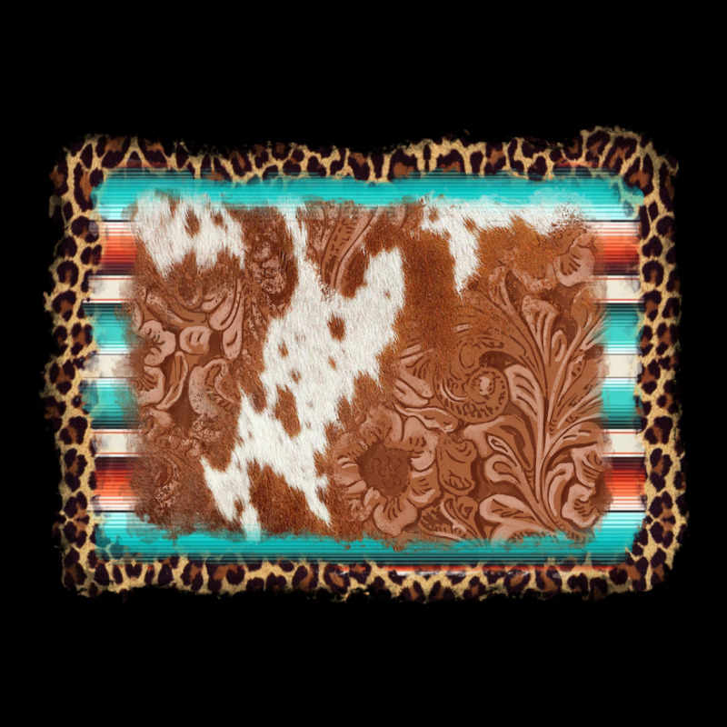 Leopard Serape Cowhide  Leather Background Heavy Core Tee by AdoDesignShop | Teevron